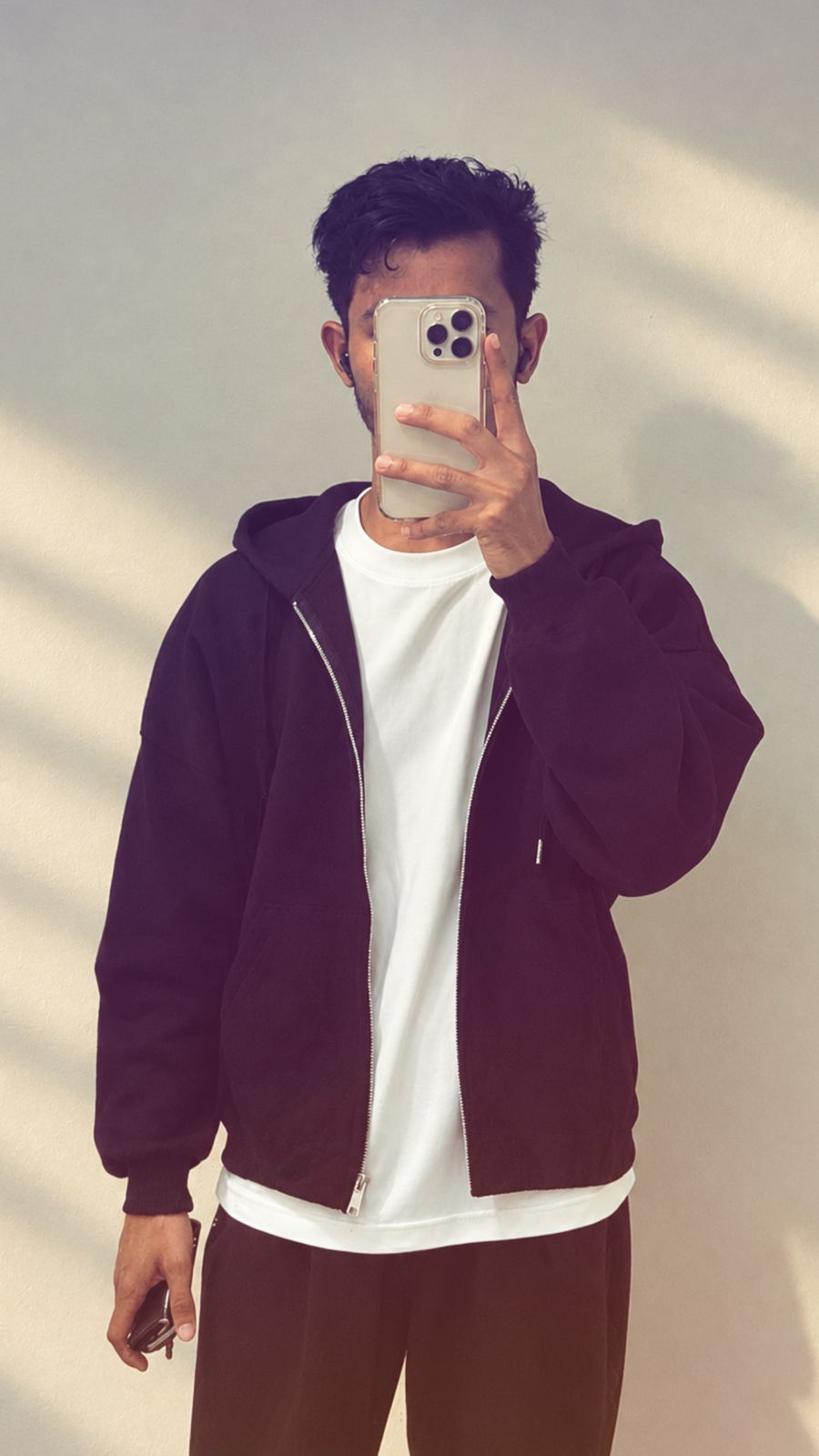 Founder wearing YUNGBLOOD — fit check