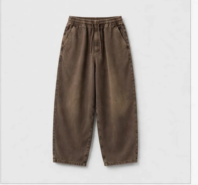 Brown Baggy Pant